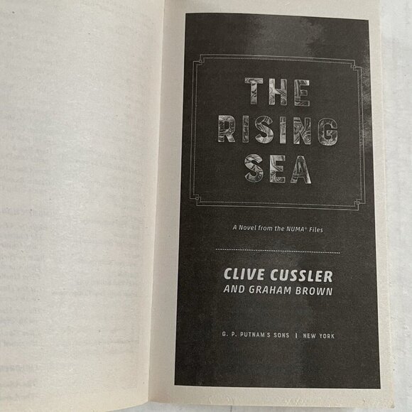 The Rising Sea The NUMA Files by Clive Cussler Paperback - Picture 2 of 5